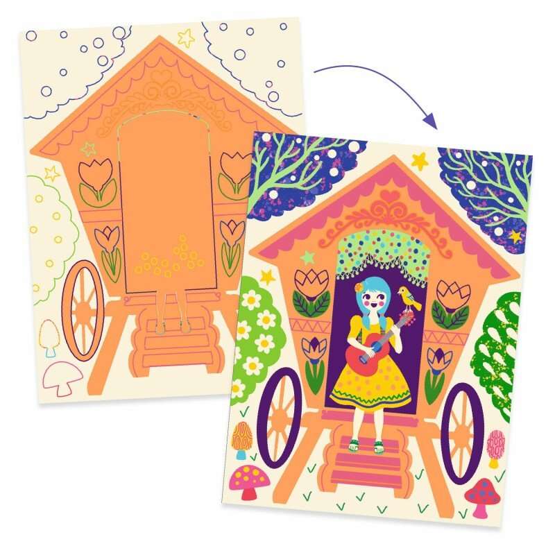 Djeco Creative Set - Wacky House
