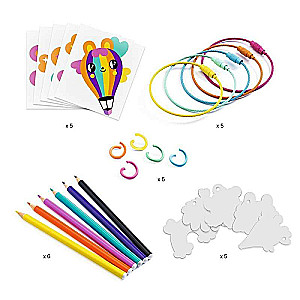 Djeco Creative Set - Kawaii Keyrings