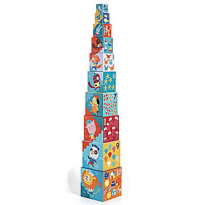 Educational Toy - Pyramid Cubes: Beach