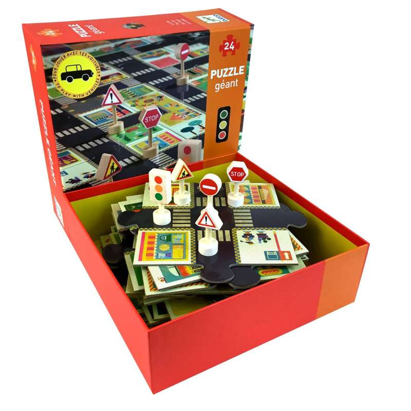 Giant Puzzle Djeco - Road