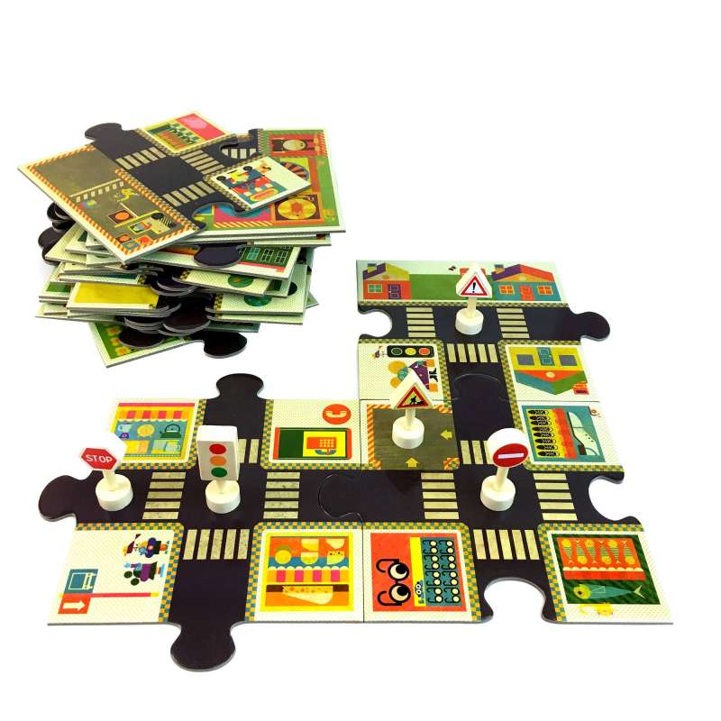 Giant Puzzle Djeco - Road