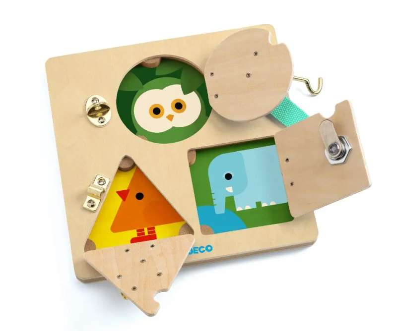 Educational Wooden Game - Locks