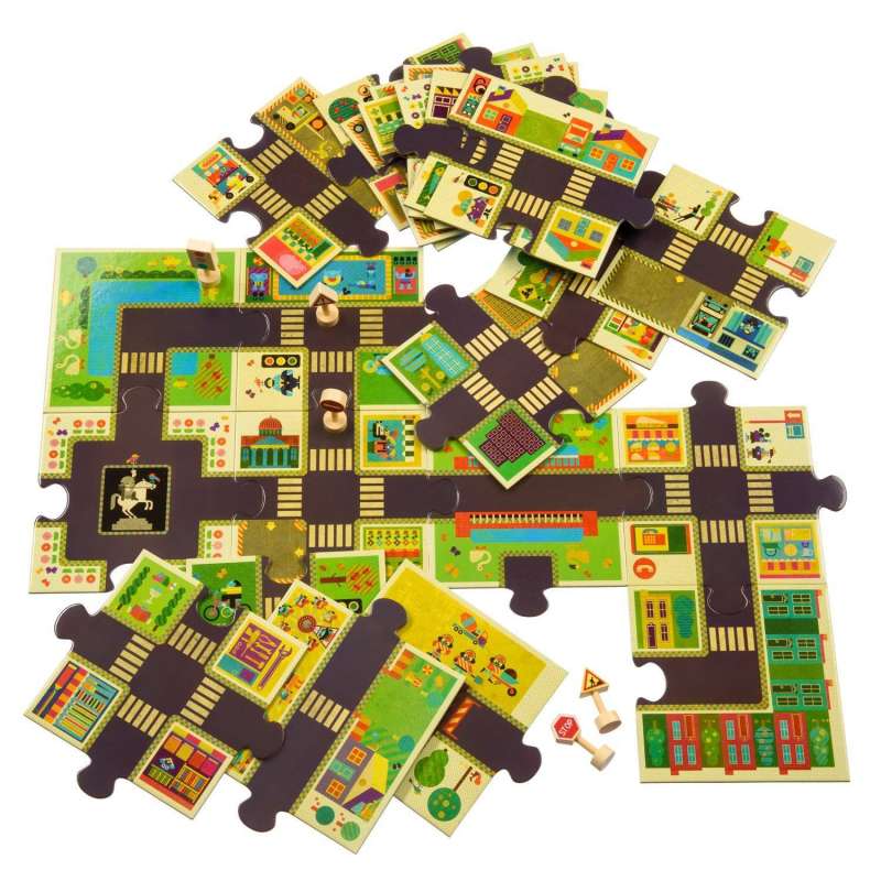Giant Puzzle Djeco - Road