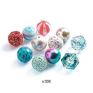 Creative set - Perles Bulles, silver
