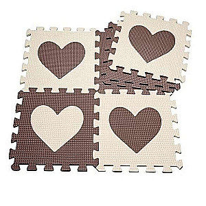 Modular Puzzle Mat - Heart