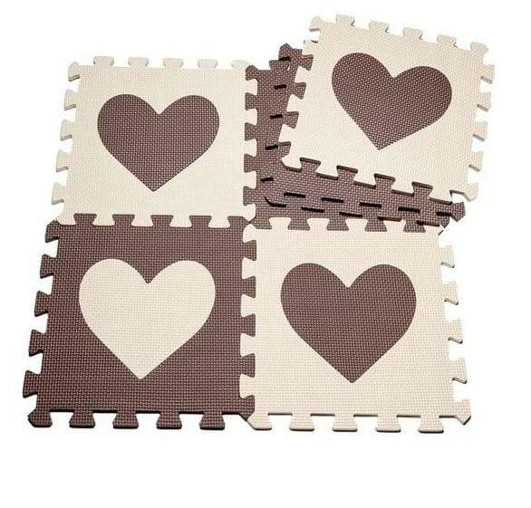 Modular Puzzle Mat - Heart