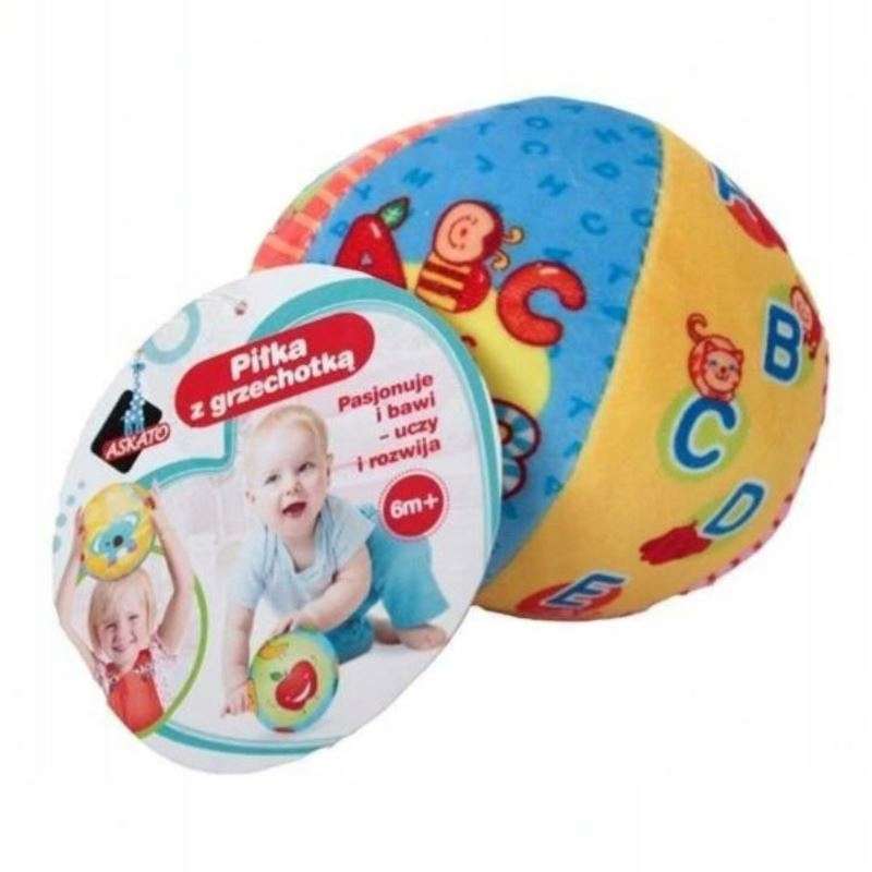 Soft Ball for Babies with Rattle