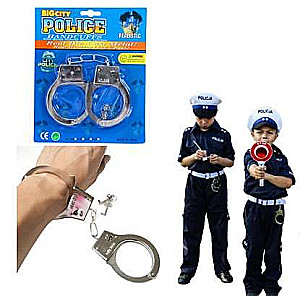 Toy Handcuffs with Keys - BIG City POLICE