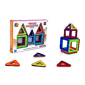 Children's Magnetic Blocks - Magic Magnetic, 18 Elements