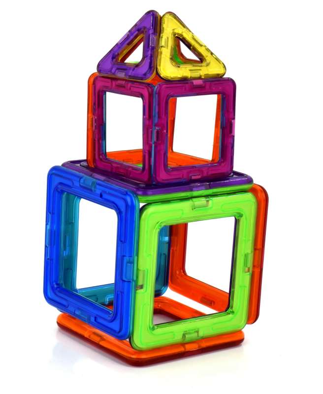 Children's Magnetic Blocks - Magic Magnetic, 18 Elements