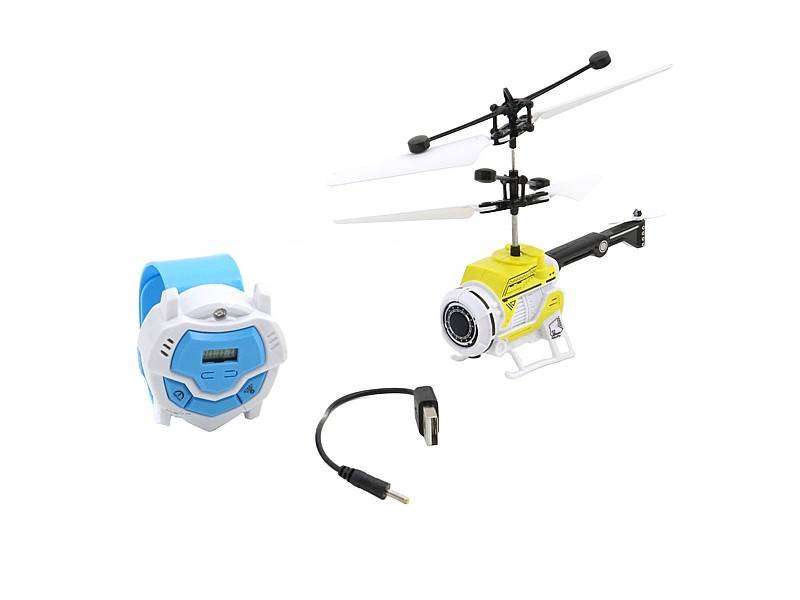 Helicopter with Clock and Light + USB