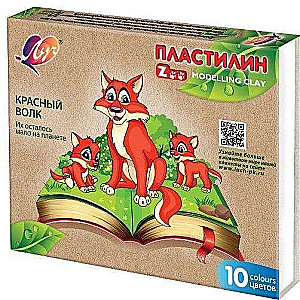 Plasticine - Zoo, 10 colors