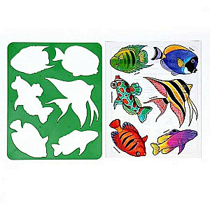 Stencil - Aquarium Fish