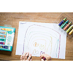 Colorful Wax Crayons - 6 pcs