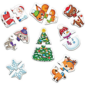 Activity Set - Magic Under the New Year: 3 Books, 8 Maxi Puzzles