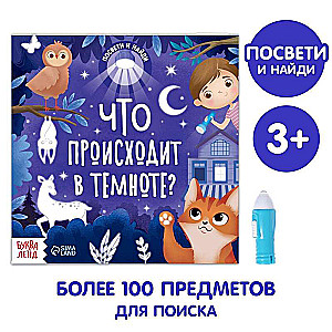 Book with a flashlight - What happens in the dark?