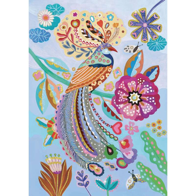 Djeco Twisty Puzzle - Sparkling Bird