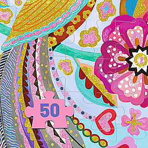 Djeco Twisty Puzzle - Sparkling Bird