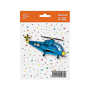 Foil balloon 24 - Helikopter, blue