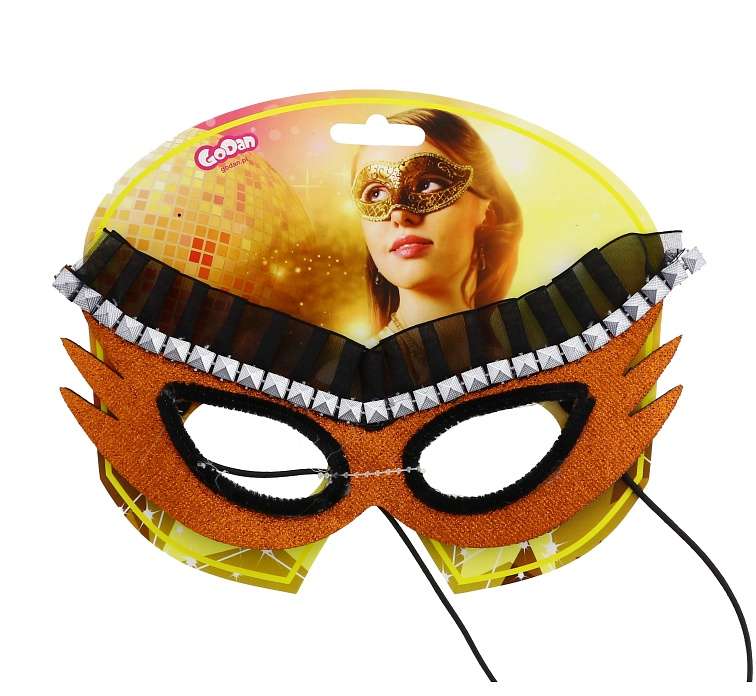 Alien Carnival Mask - Orange