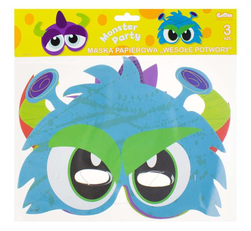Carnival Mask - Happy Monsters Set