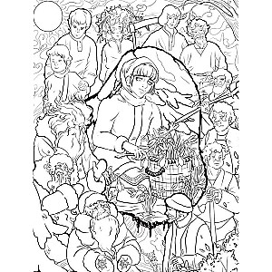New Year's Tales. Coloring Tales and Legends of the Peoples of the World