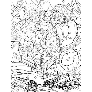New Year's Tales. Coloring Tales and Legends of the Peoples of the World