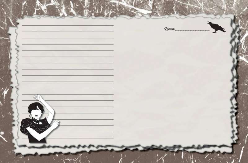 The Gloomy Diary of Wednesday