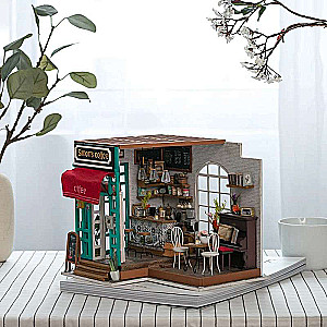 3D Foldable Miniature ROBOTIME - Simon's Coffee Shop