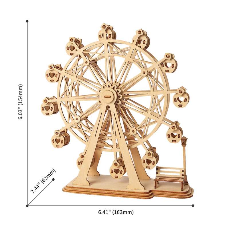 Wooden 3D Puzzle ROBOTIME - Ferris Wheel