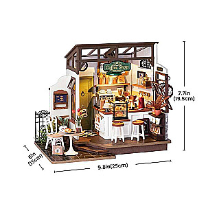 3D folding miniature ROBOTIME - Café Miniature House