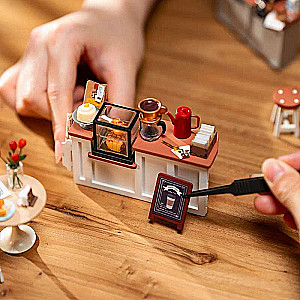 3D folding miniature ROBOTIME - Café Miniature House