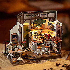 3D folding miniature ROBOTIME - Café Miniature House