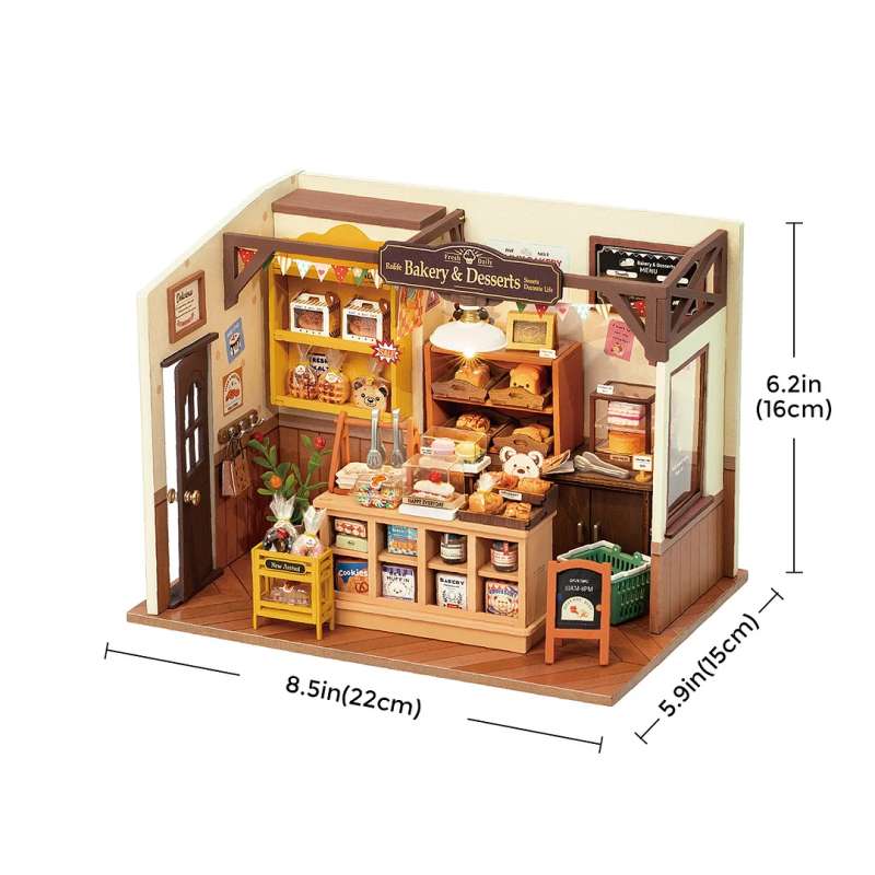 3D Folding Miniature ROBOTIME - Beckas Baking House