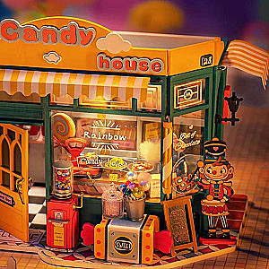 3D Foldable Miniature ROBOTIME - Candy House