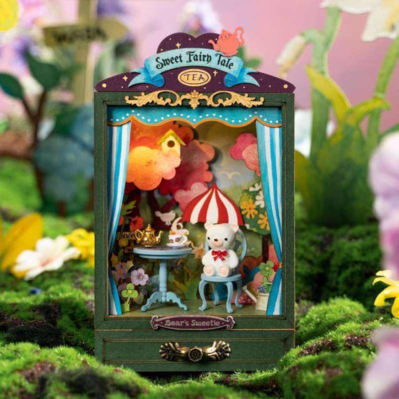 3D Folding Miniature ROBOTIME - Bears Sweetie