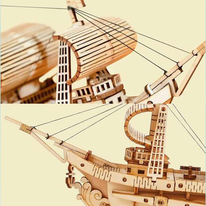 Wooden 3D Puzzle ROBOTIME - Sailing Ship
