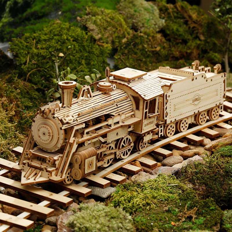 Wooden 3D Puzzle ROBOTIME - Prime Steam Express