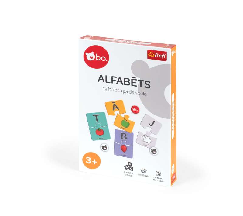 Educational Board Game - Alphabet (in Latvian Language)
