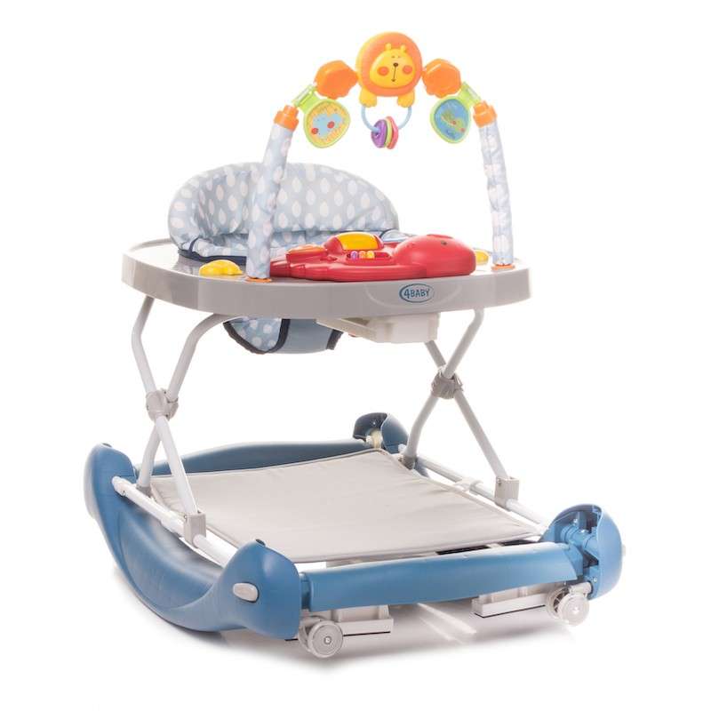 4BABY SWING'N PUSH - Walkers - blue color