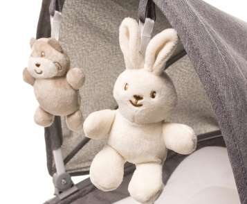 4BABY Electric Swing Relax - gray color