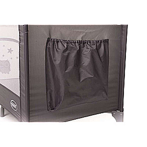 4BABY ROYAL Travel Crib with Opening Side - Green