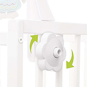 4BABY Crib Carousel - Blue-Grey