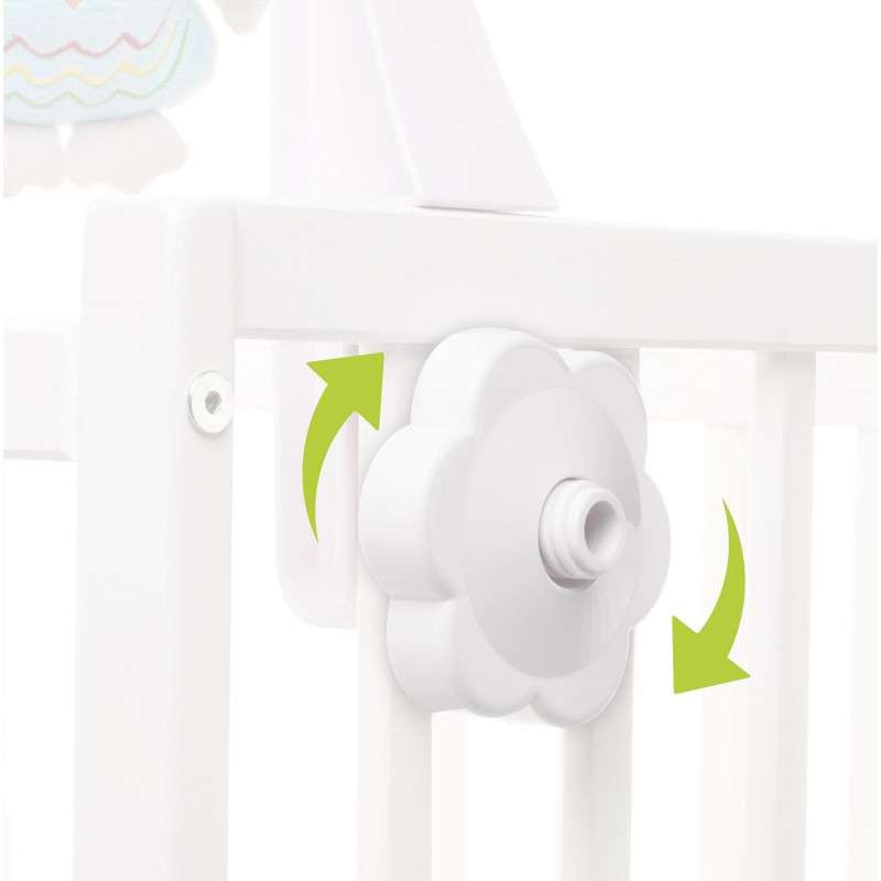 4BABY Crib Carousel - Blue-Grey
