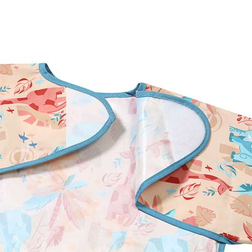 BABYONO JUNGLE Bib with Long Sleeves - 85x42cm