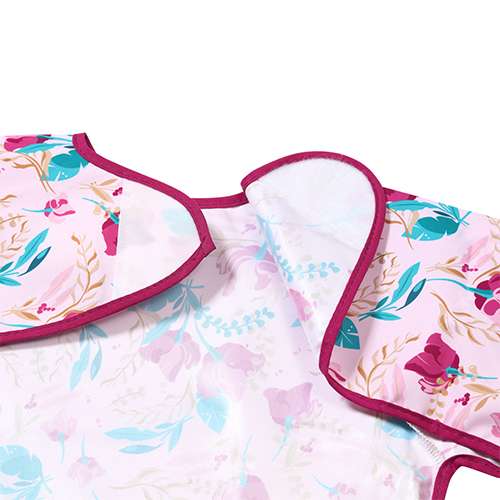BABYONO FLORAL Long Sleeve Bib - 85x42cm