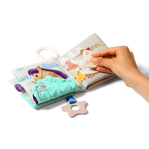 BABYONO FARM soft book
