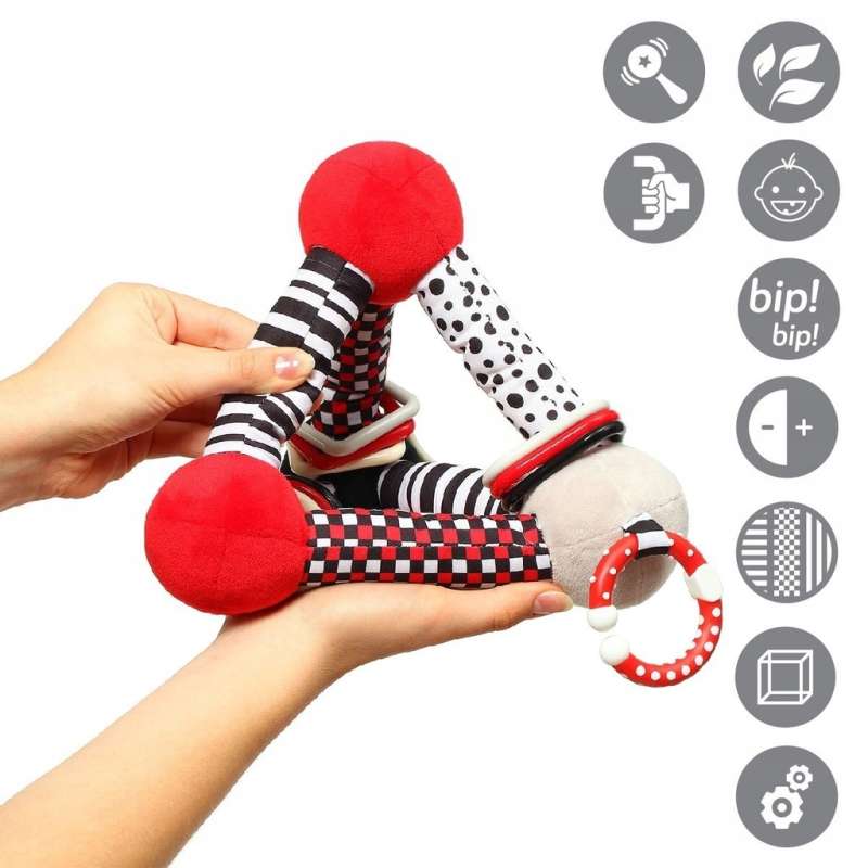 BABYONO Developmental Soft Toy - Pyramid