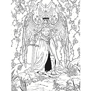 Legends of Dark Mythology. Coloring Fairy Tales and Legends of the Peoples of the World