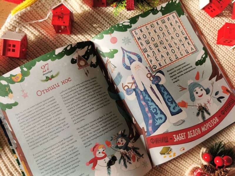 New Year's Chase. Advent Book. From December 1 to 31